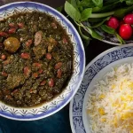 خورشت قورمه سبزی مخصوص