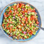 سالاد شیرازی خوش طعم