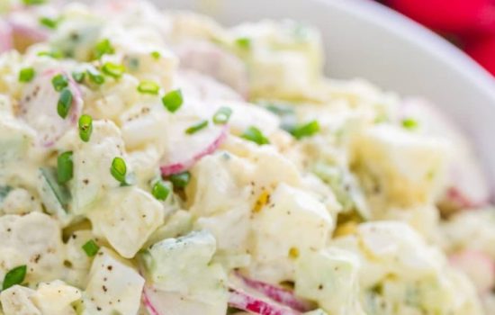 سالاد سیب زمینی فرانسوی