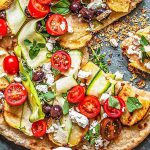 پیتزا سبزیجات مخلوط